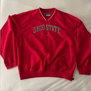Embroidered logo Ohio State Windbreaker Pullover Size L Nike NWOT